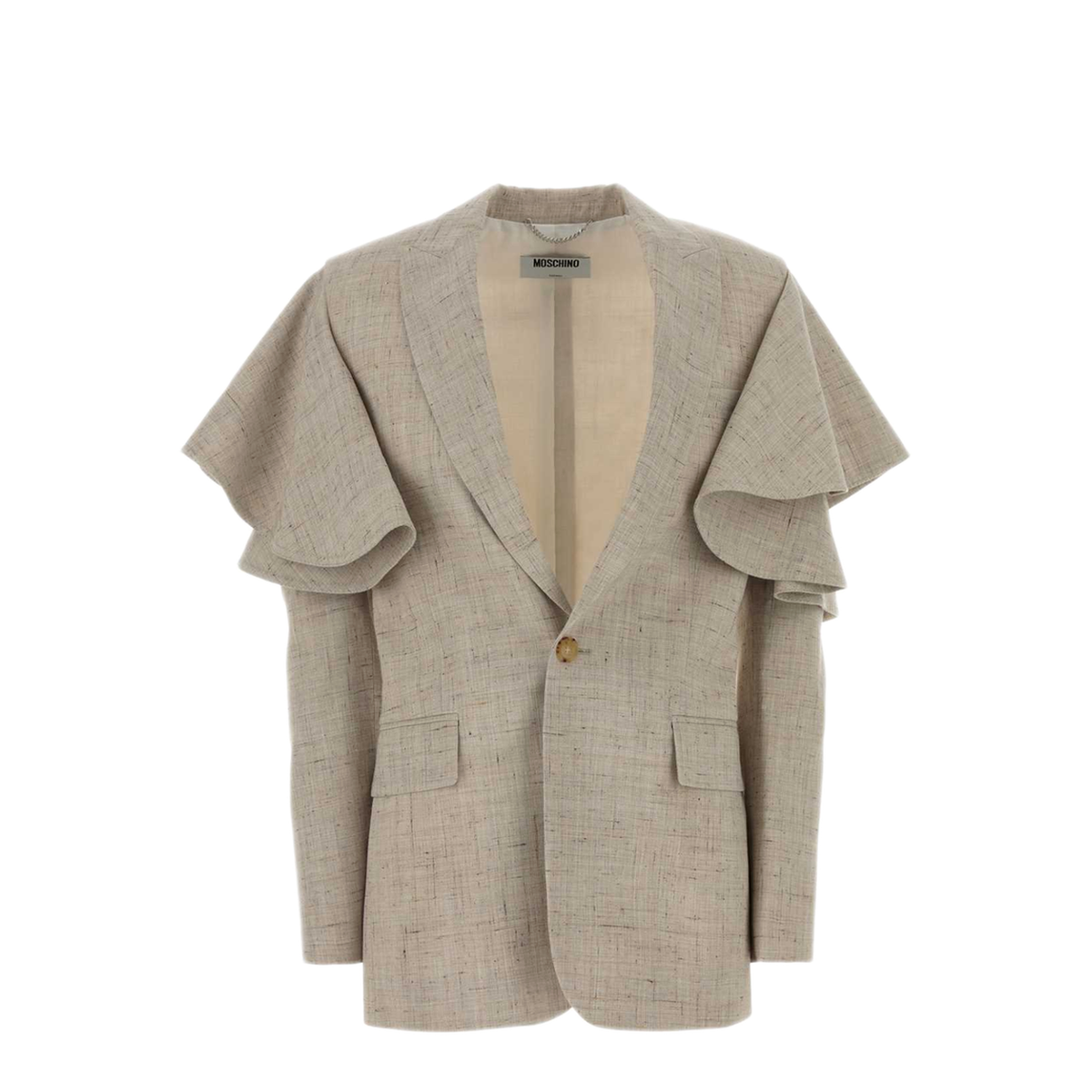 MAYFEYR - Moschino - Melange Sand Jersey Blazer - 261D051104201462