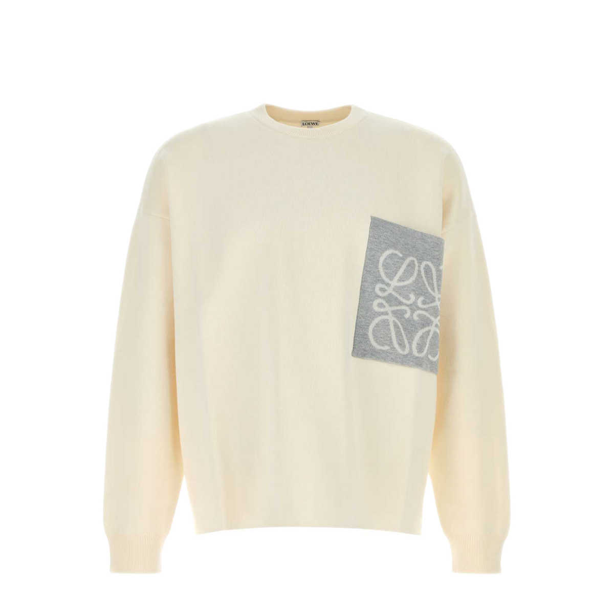 MAYFEYR - Loewe - Ivory Cotton Blend Sweater - H526Y14KLSBEIGEGREY