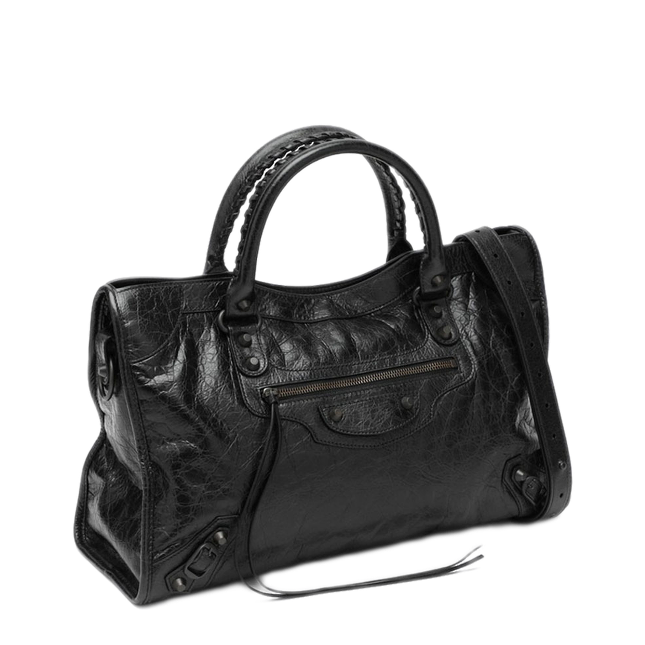 MAYFEYR - Balenciaga - City Medium Bag In Arena Leather - 8657602ACFH