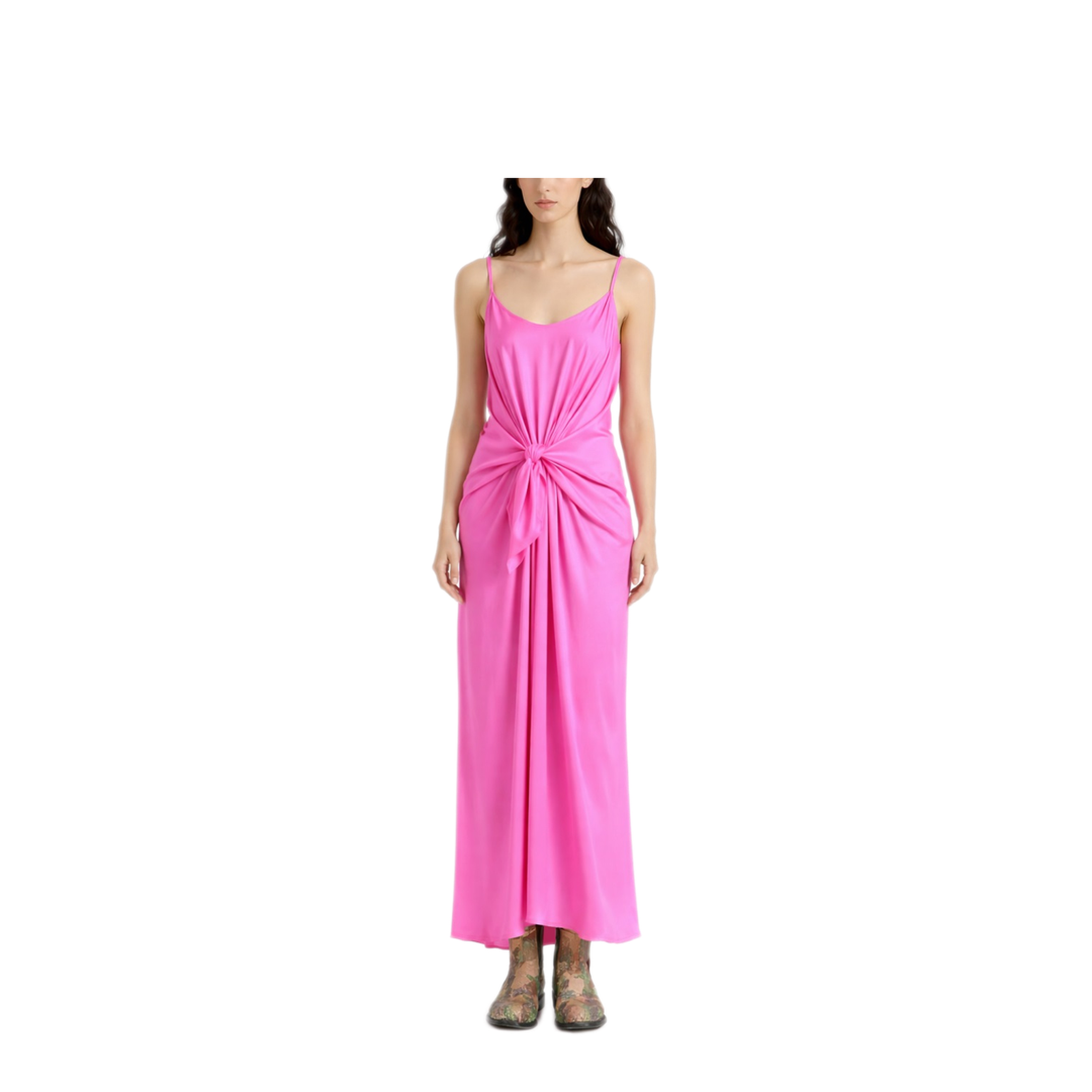 MAYFEYR - JW ANDERSON - Long Dress With Knot - DR0503PG1897350
