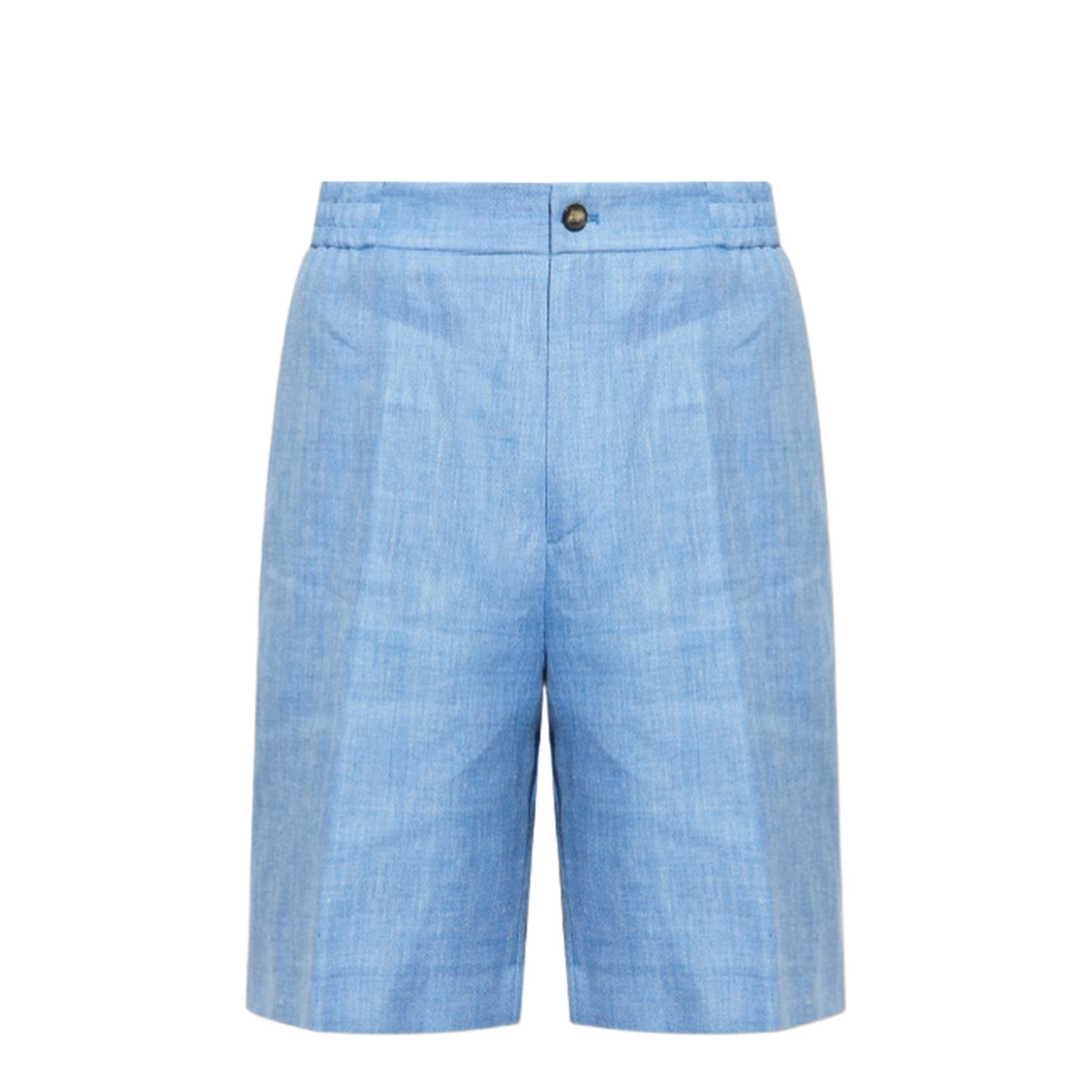 Linen and Wool Bermuda Shorts