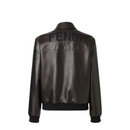 Black Leather Blouson