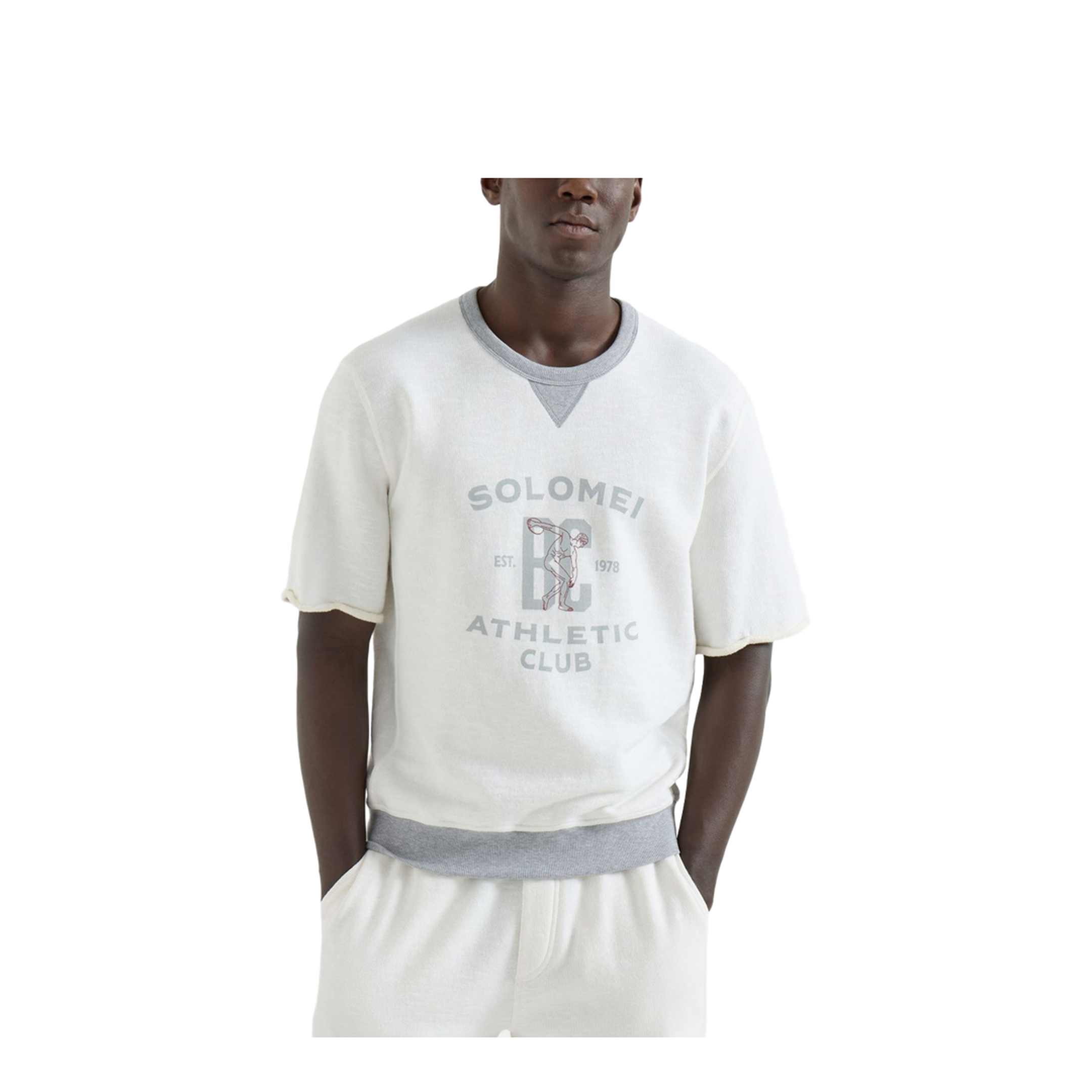 Short Sleeved Sweatshirt