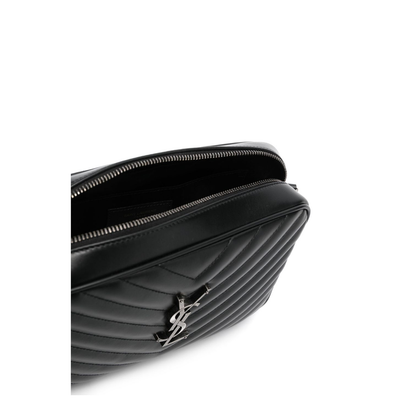 Camera Bag in Quilted Leather
