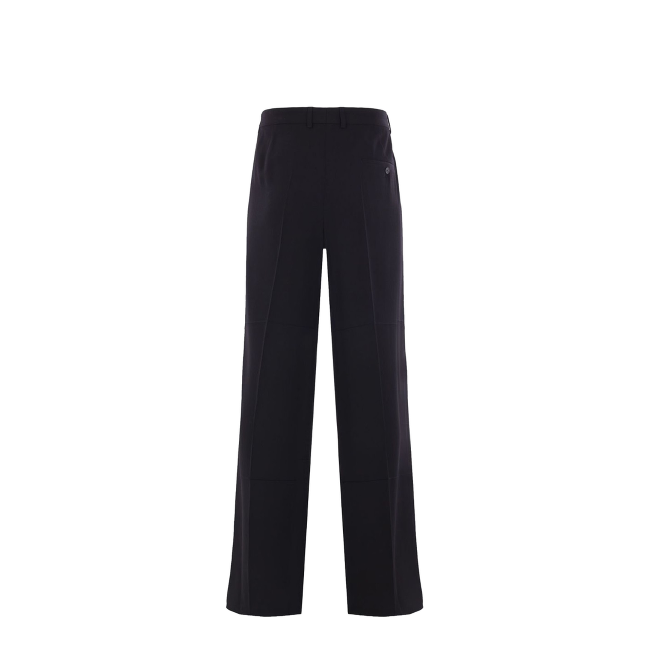 Wool Blend Tailored Pants