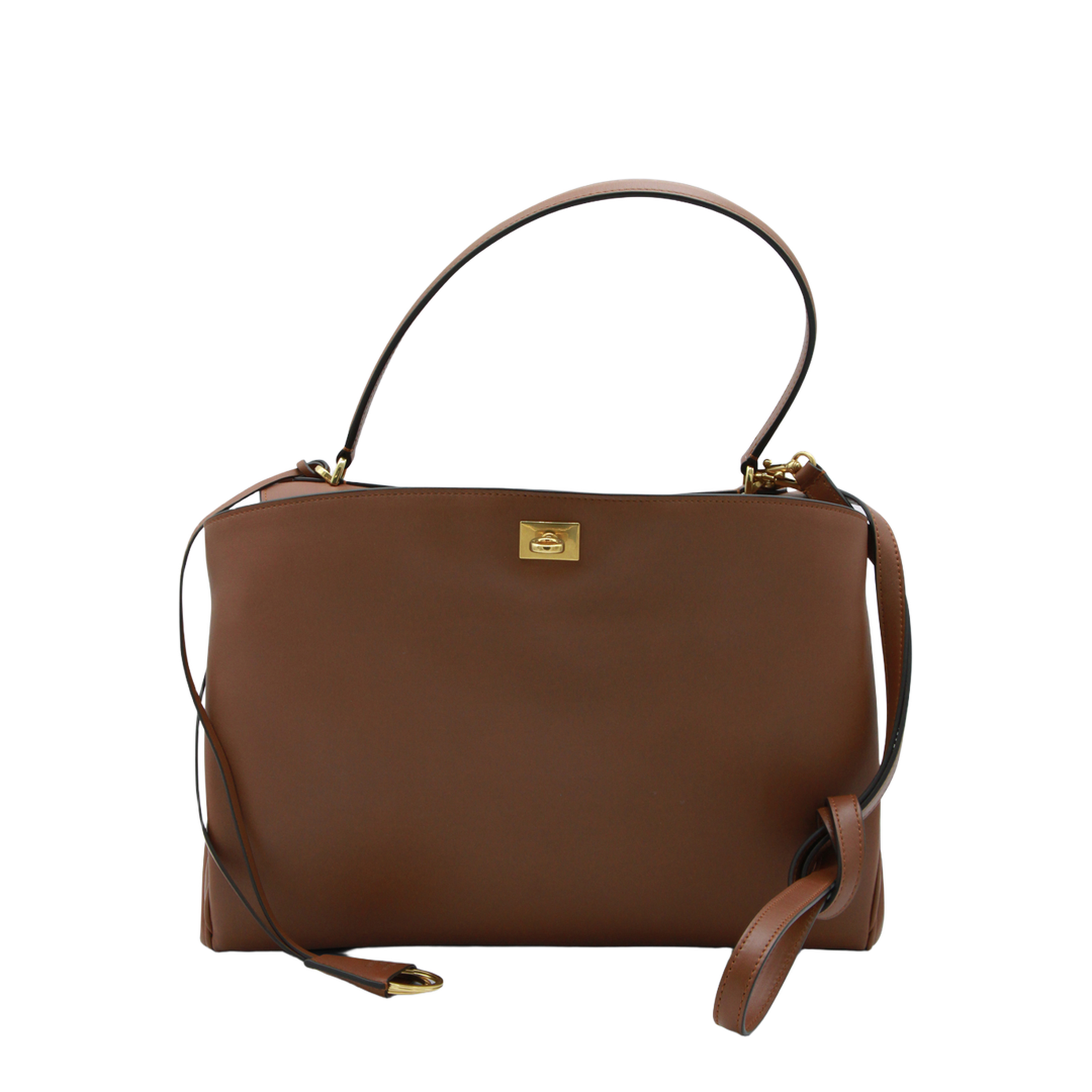 Rodeo Medium Calfskin Handbag - New Tan