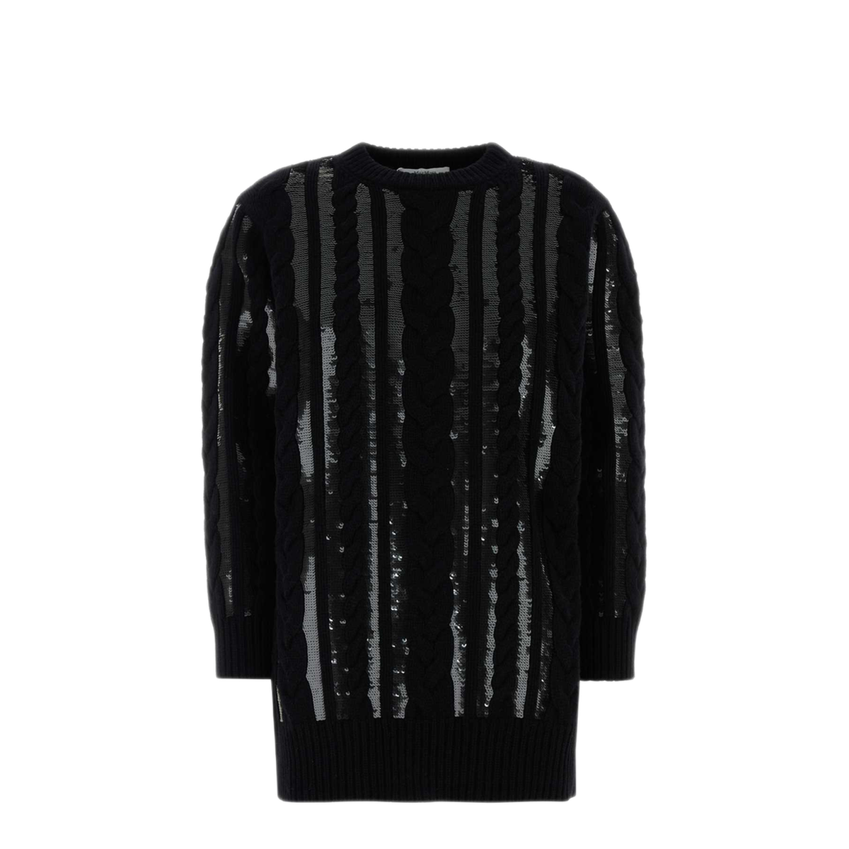 MAYFEYR - Max Mara - Black Wool Blend Mambo Sweater Dress - 2511321011600007