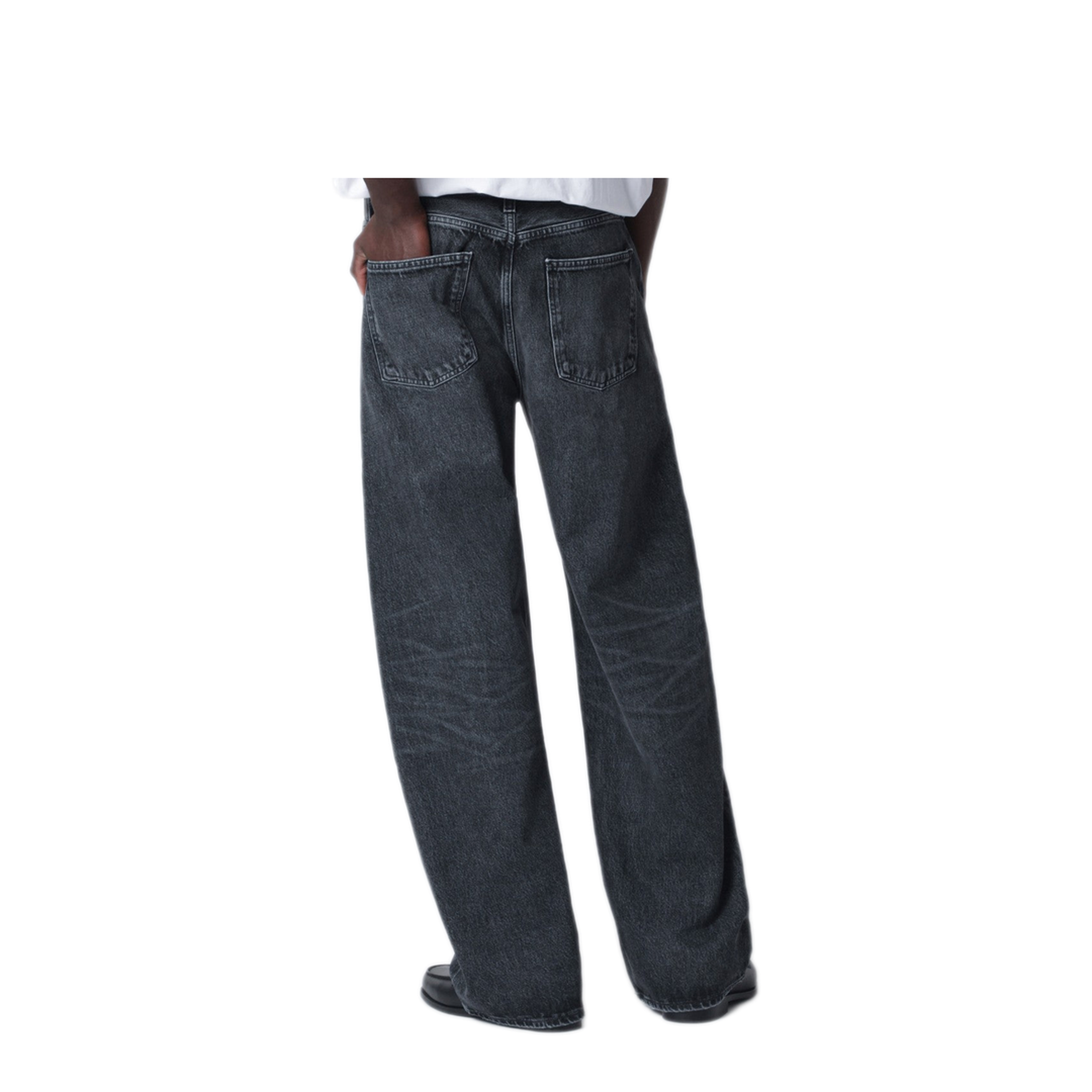 MAYFEYR - Agolde - Dark Washed Black Afton Jeans - A7111346CLIP
