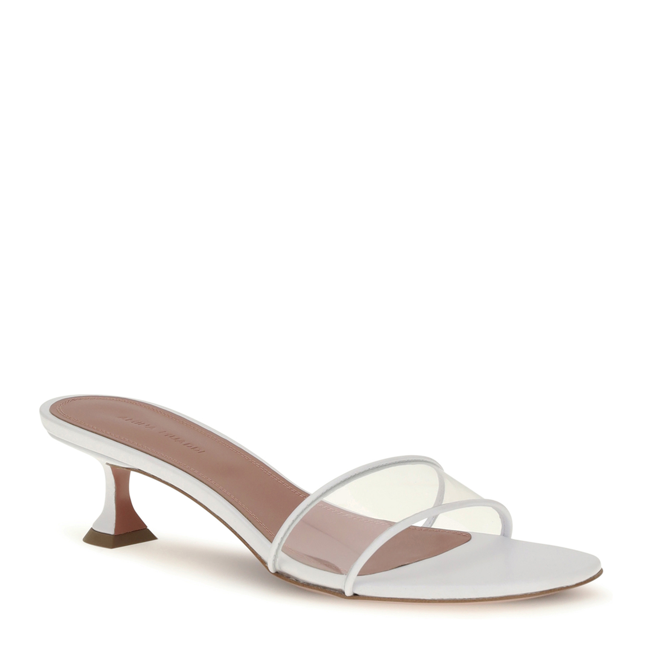 MAYFEYR - Amina Muaddi - Andreea Glass Mule Sandals - 17S366182AND