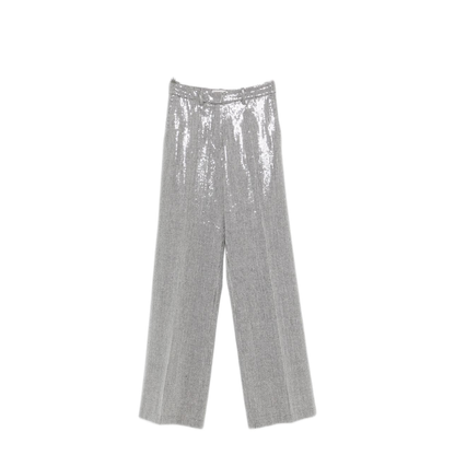 MAYFEYR - Ermanno Firenze - Trousers Silver - D49EP038EZ3MF062