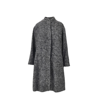MAYFEYR - Emporio Armani - Grey Melange Coat - EW004265AF24410O8004