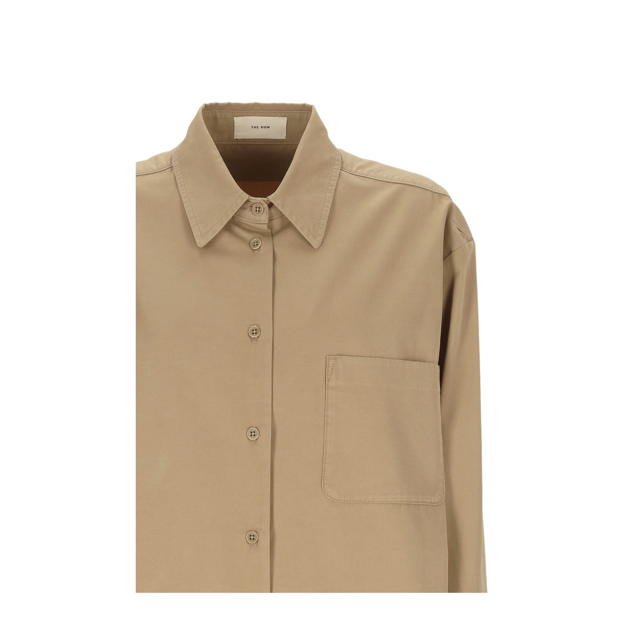 Tansy Shirt Tan Cotton Cashmere