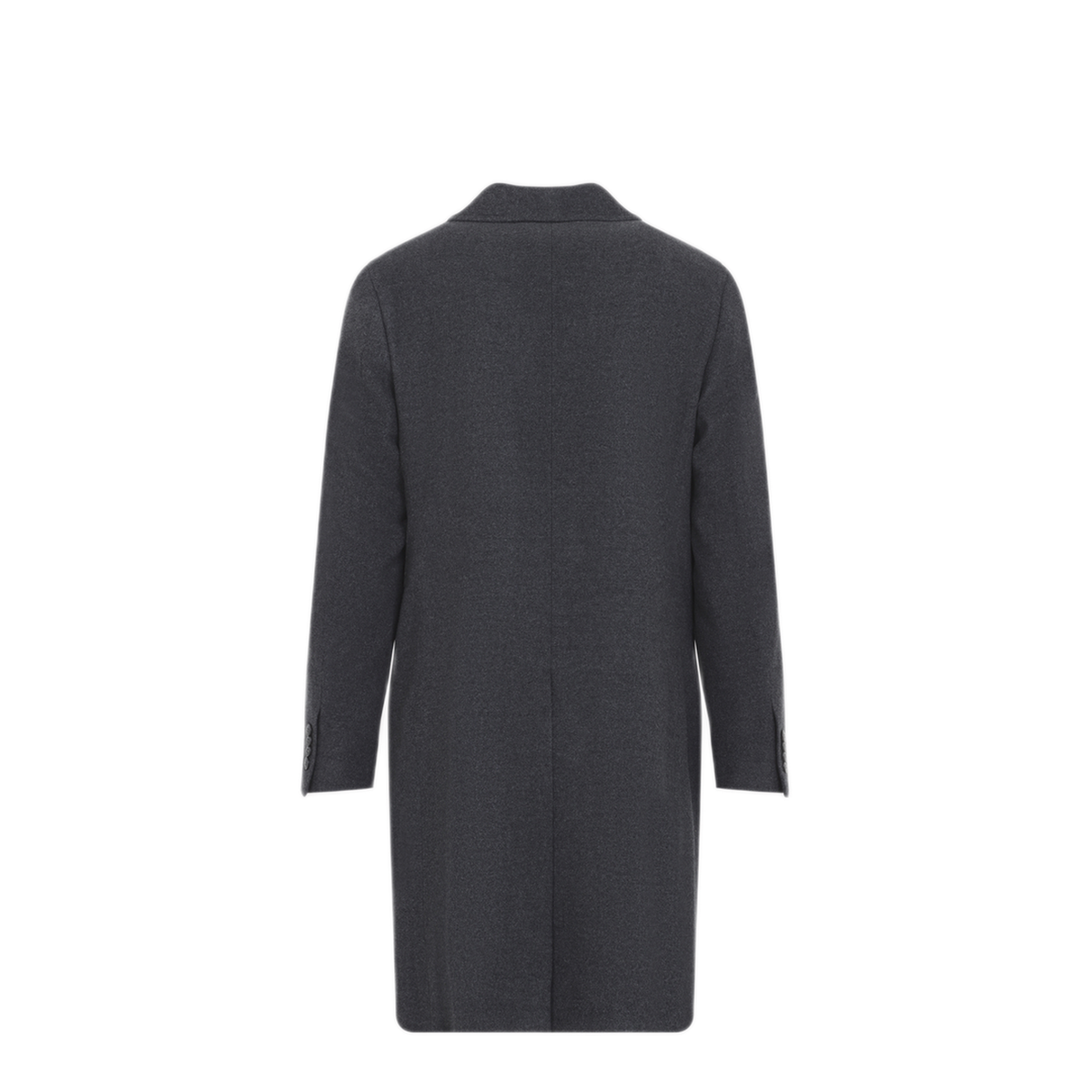MAYFEYR - CANALI - Charcoal Grey Single Breasted Coat - 50130FF05769111