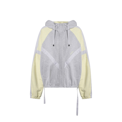 MAYFEYR - The Attico - Grey Light Yellow Bomber Sweatshirt - 260WCB0011JJF007AA841
