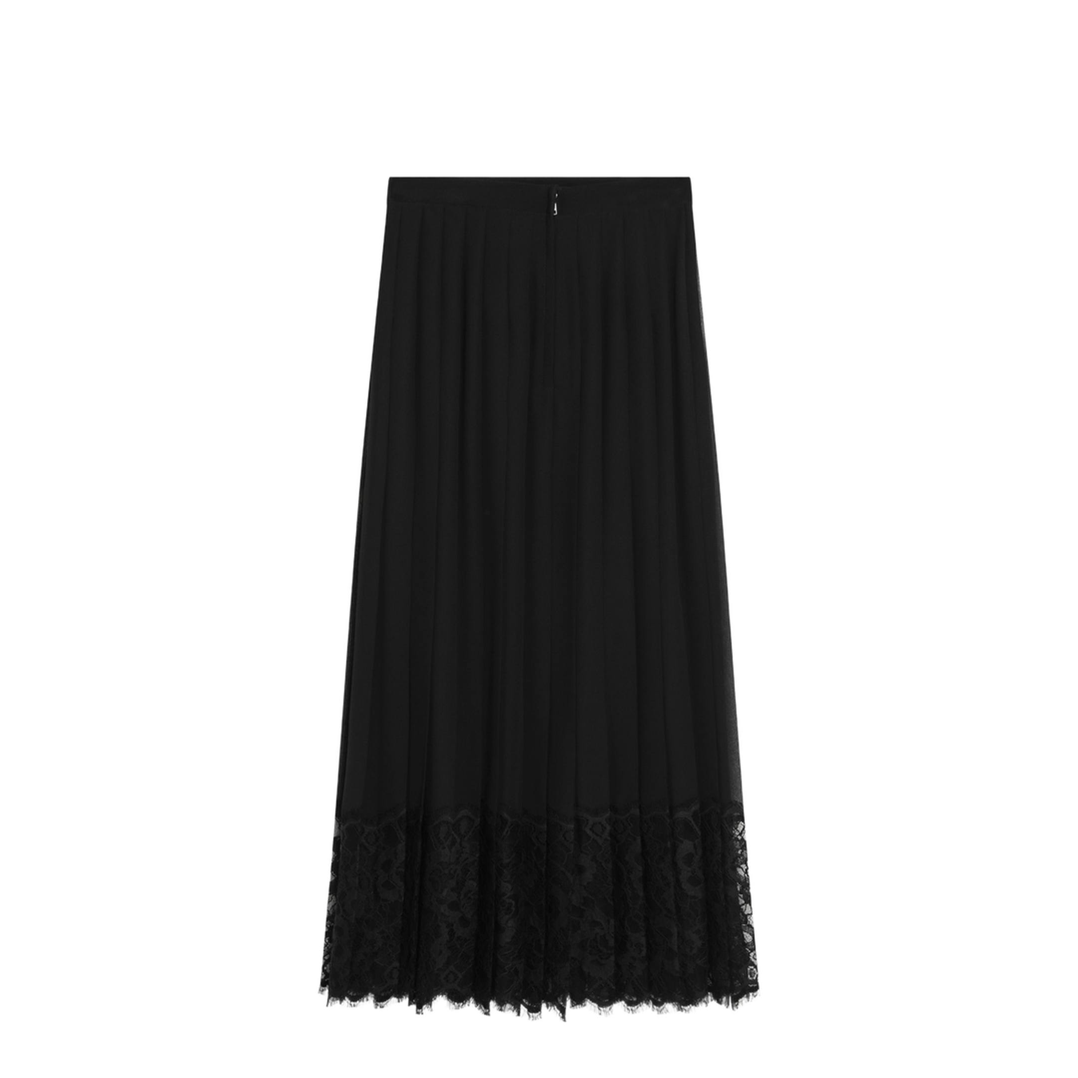 MAYFEYR - Dolce & Gabbana - Longuette Skirt With Lace - F4C6ATFUSNWN0000