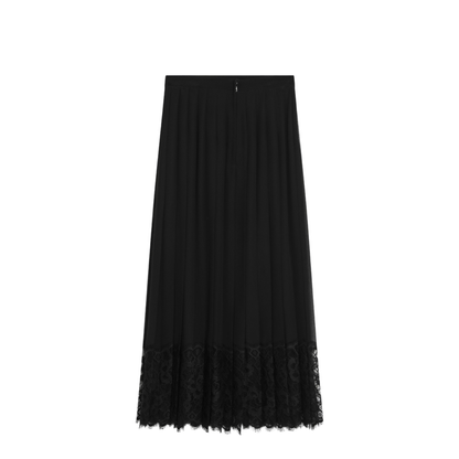MAYFEYR - Dolce & Gabbana - Longuette Skirt With Lace - F4C6ATFUSNWN0000
