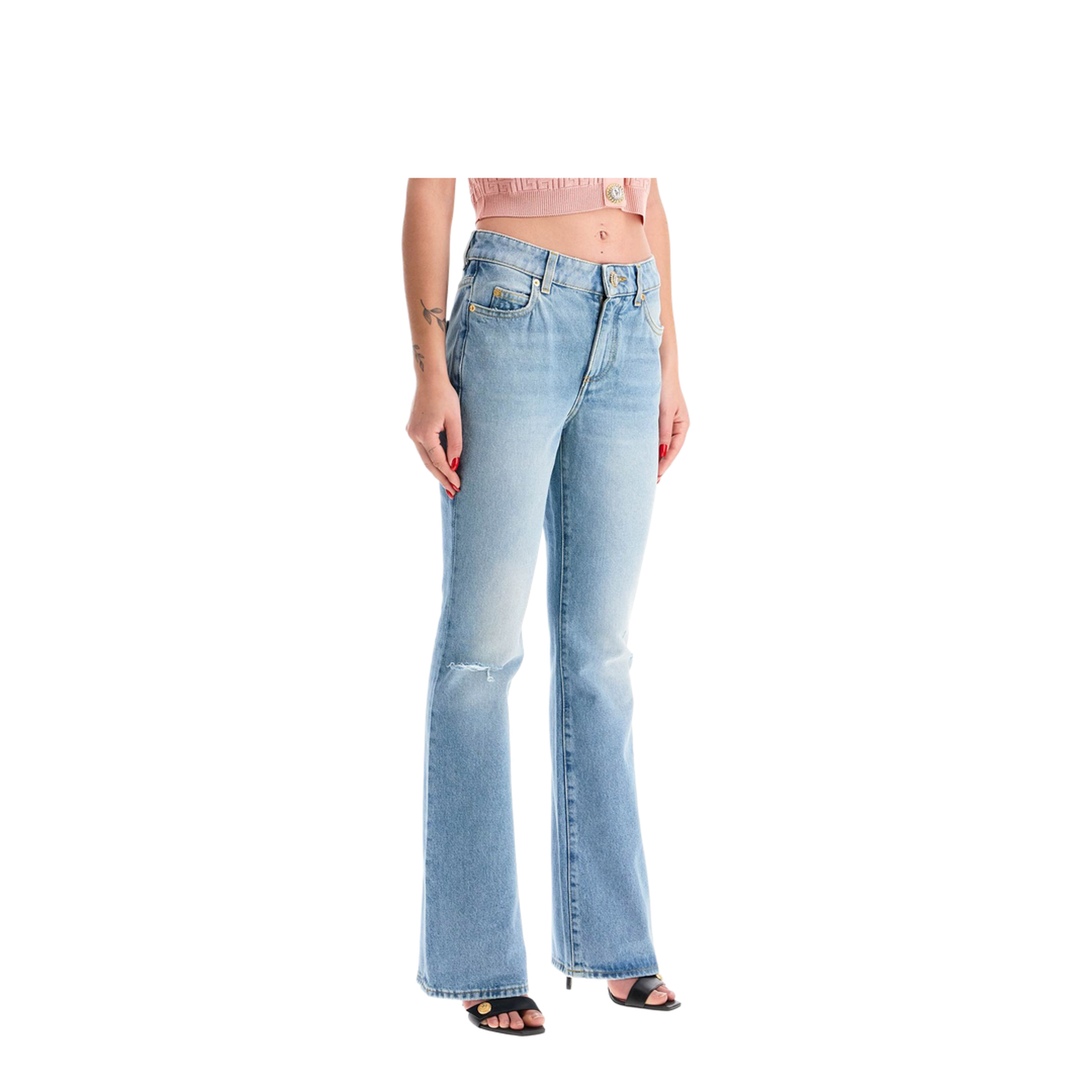 Light Blue Cotton Jeans