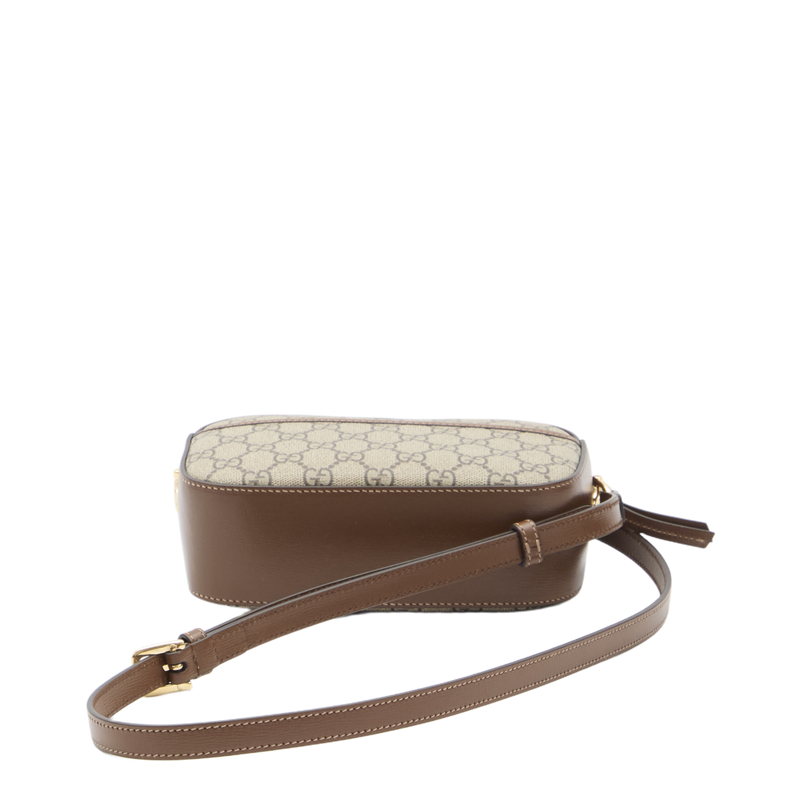 Horsebit 1955 Small Leather Shoulder Bag - Brown