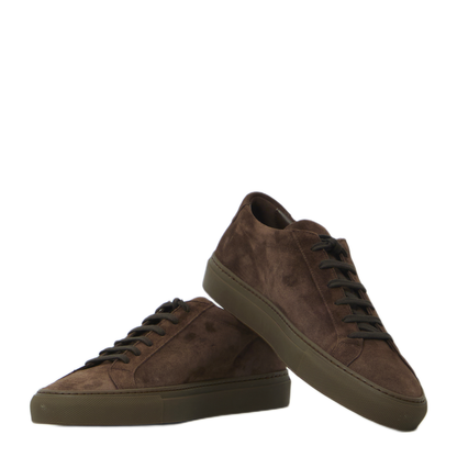 MAYFEYR - Common Projects - Dark Brown Suede Achilles Sneakers - 26119417