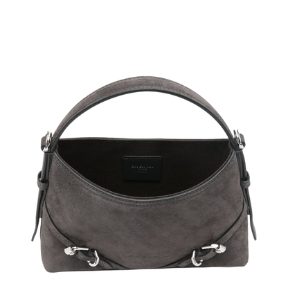 Voyou Leather Mini Bag Grey