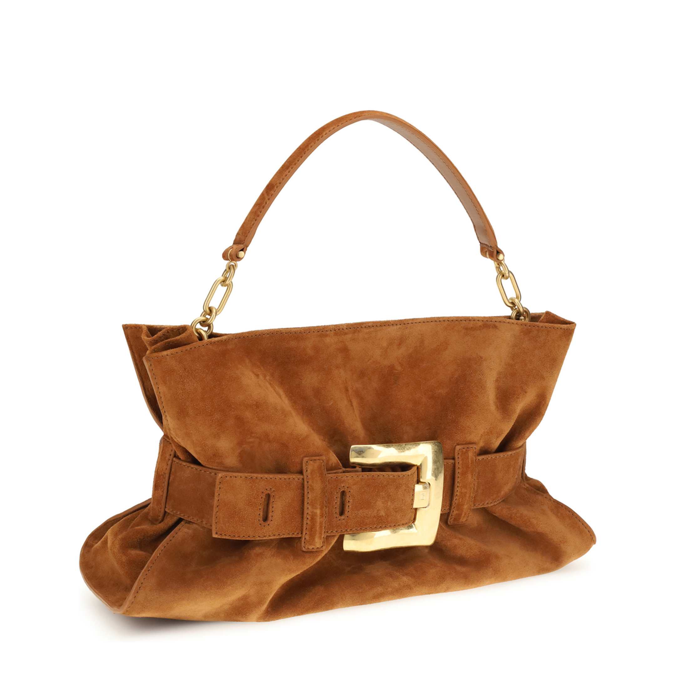 MAYFEYR - Balmain - Medium Anthem Bag In Suede Calfskin - GN0KK990LSDD