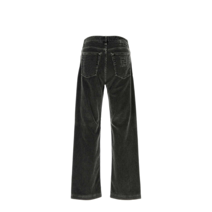MAYFEYR - Fendi - Charcoal Corduroy Pant - FLP302AVY5F0TY6