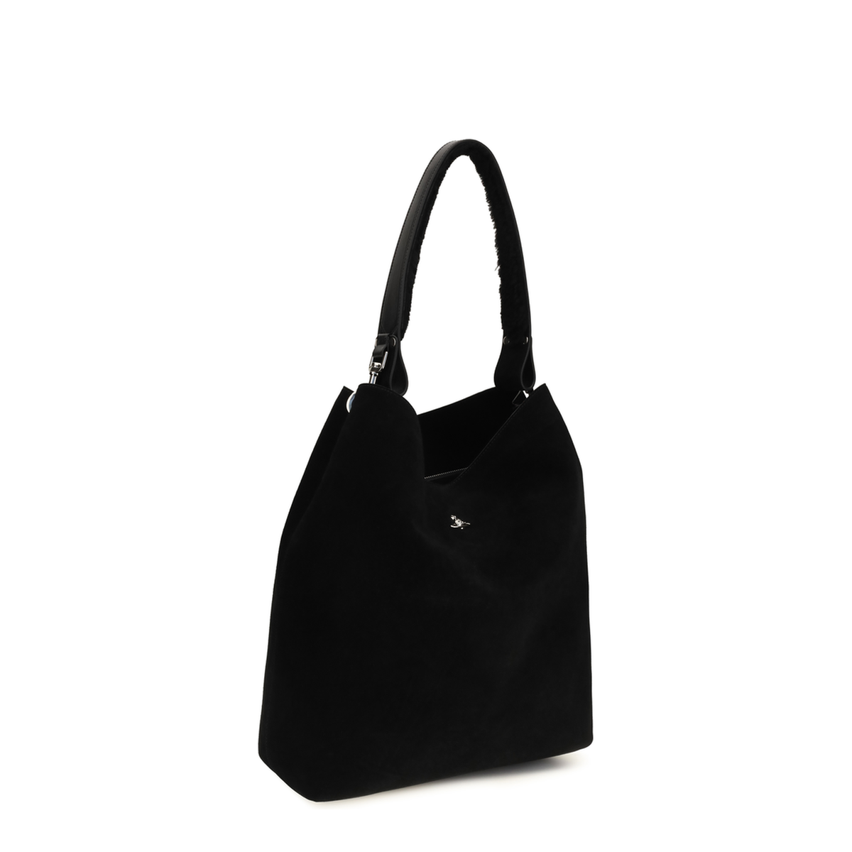 MAYFEYR - Vivienne Westwood - Large Lottie Suede Shopping Bag - 4601000IWL00AWN401