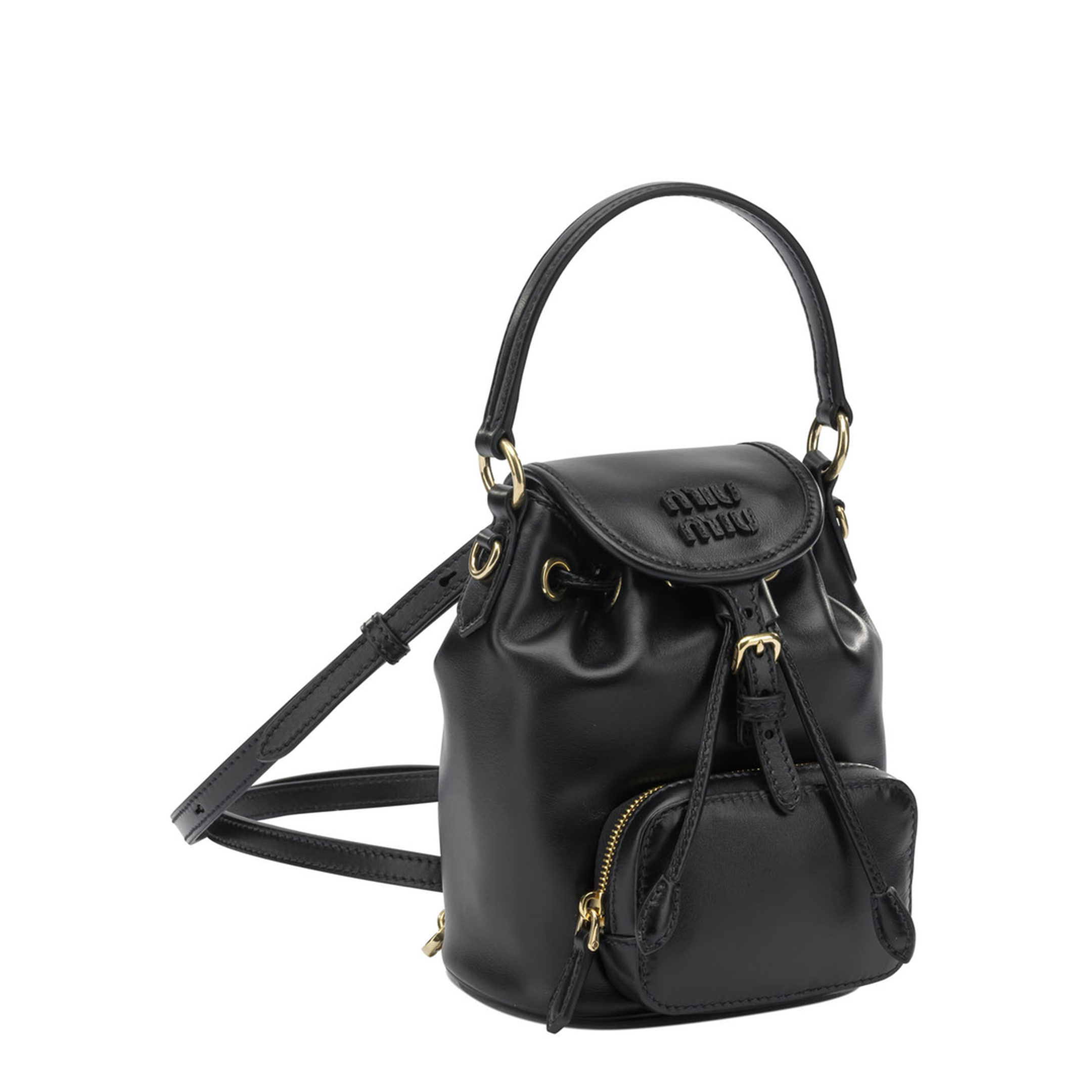 MAYFEYR - Miu Miu - Mini Leather Backpack - 5BZ0452CRWF0002VOOM