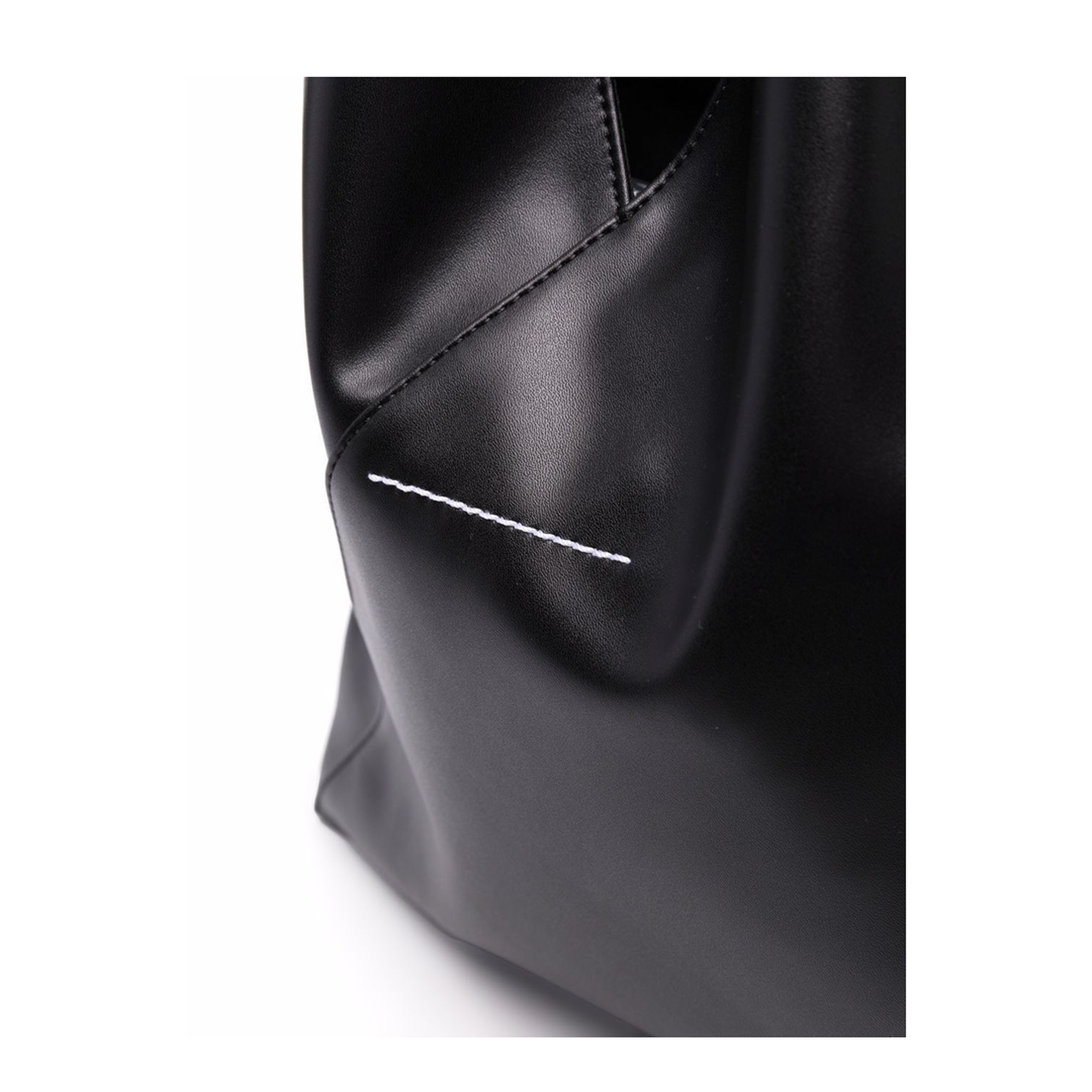 Black PU Leather Japanese Knot Bag