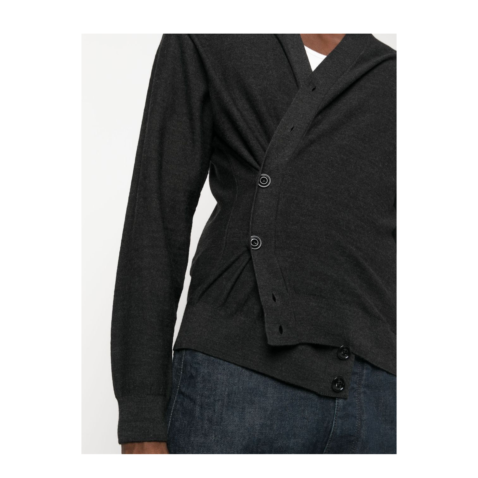 Wool V-Necked Cardigan