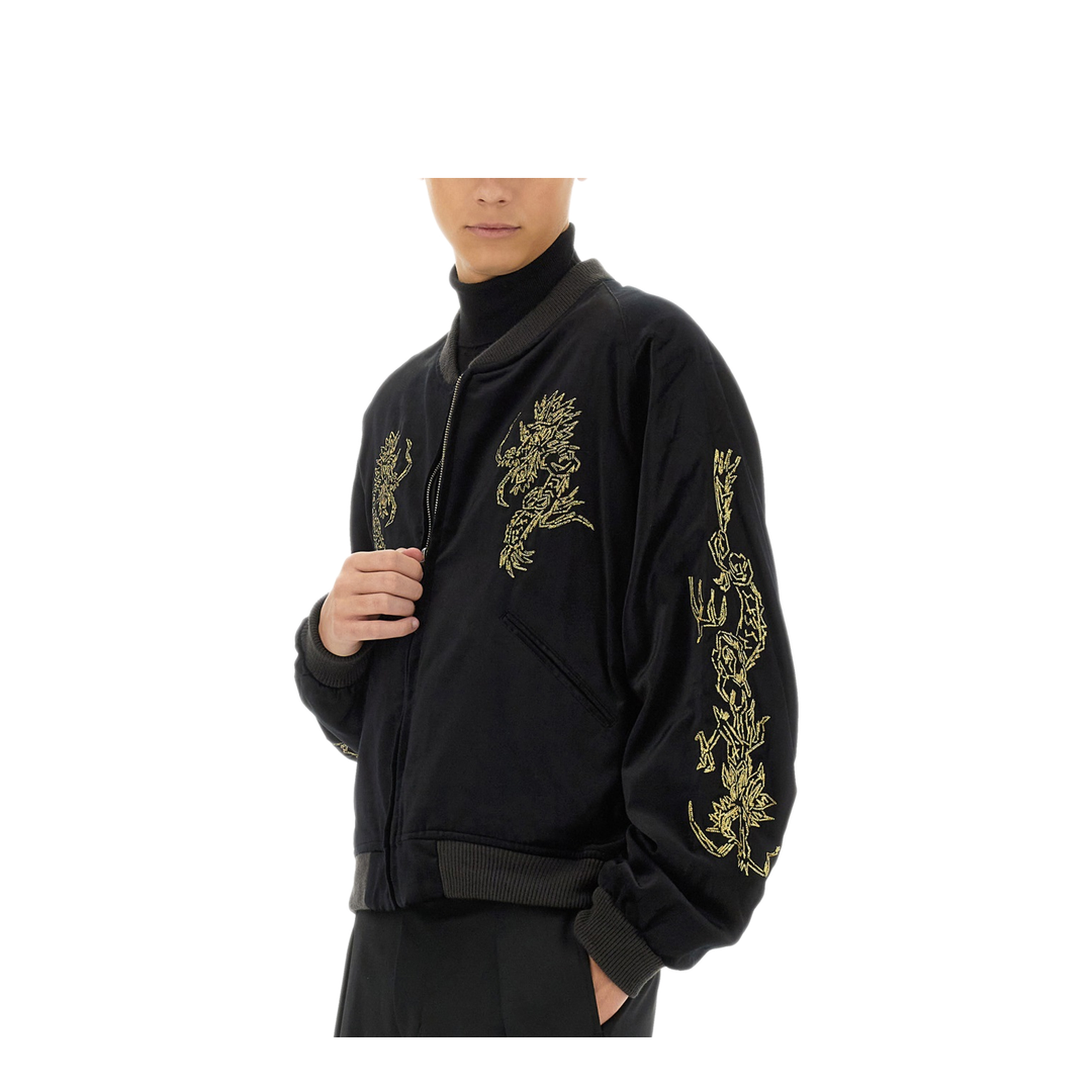 MAYFEYR - SASQUATCHFABRIX - Souvenir Jacket Eastend Dragon - 24AWJKM00503