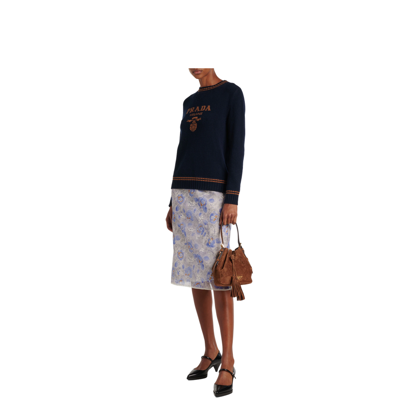 Caramel Suede Bucket Bag