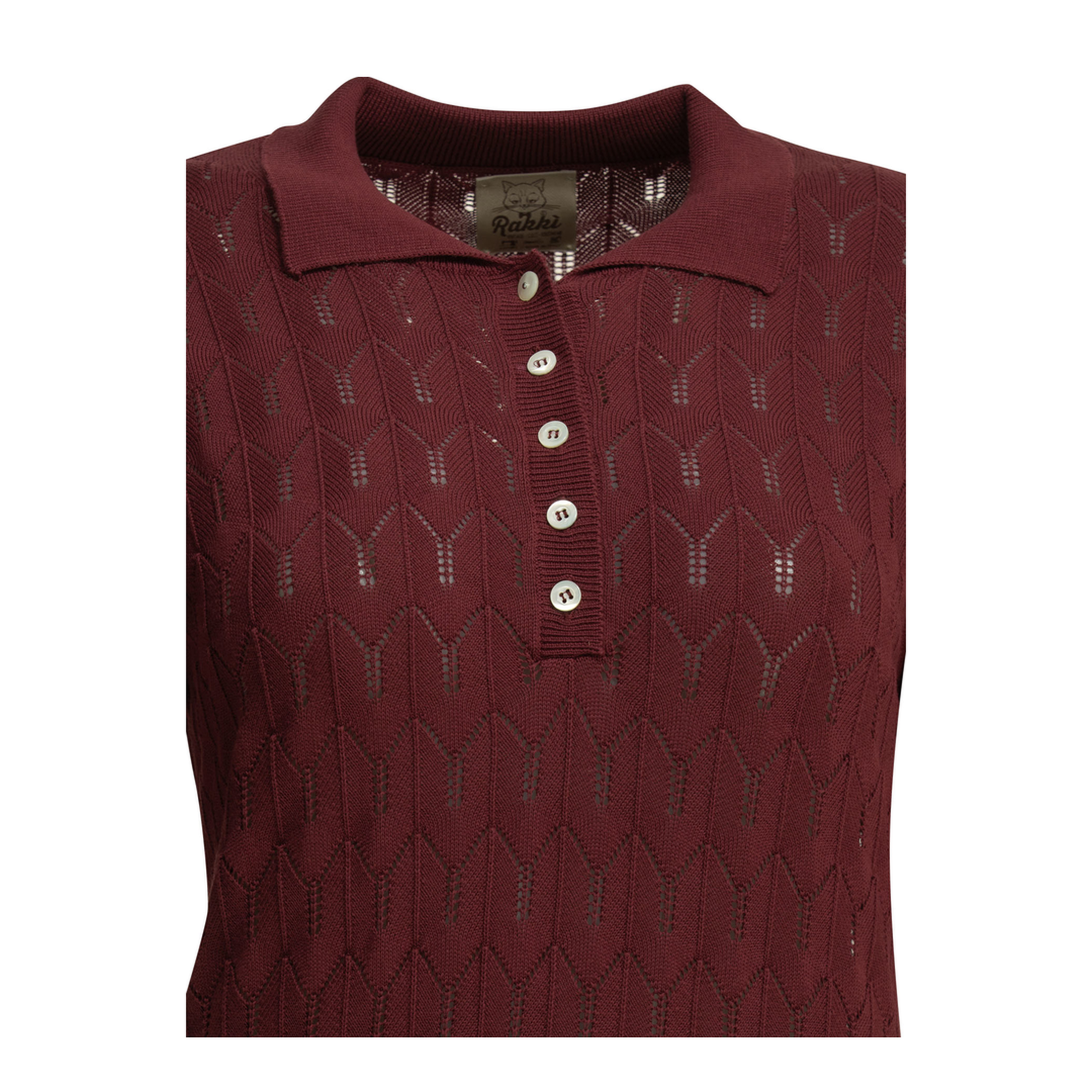 MAYFEYR - Rakkì - California Polo Shirt With Buttons - CALIFORNIACHERRY