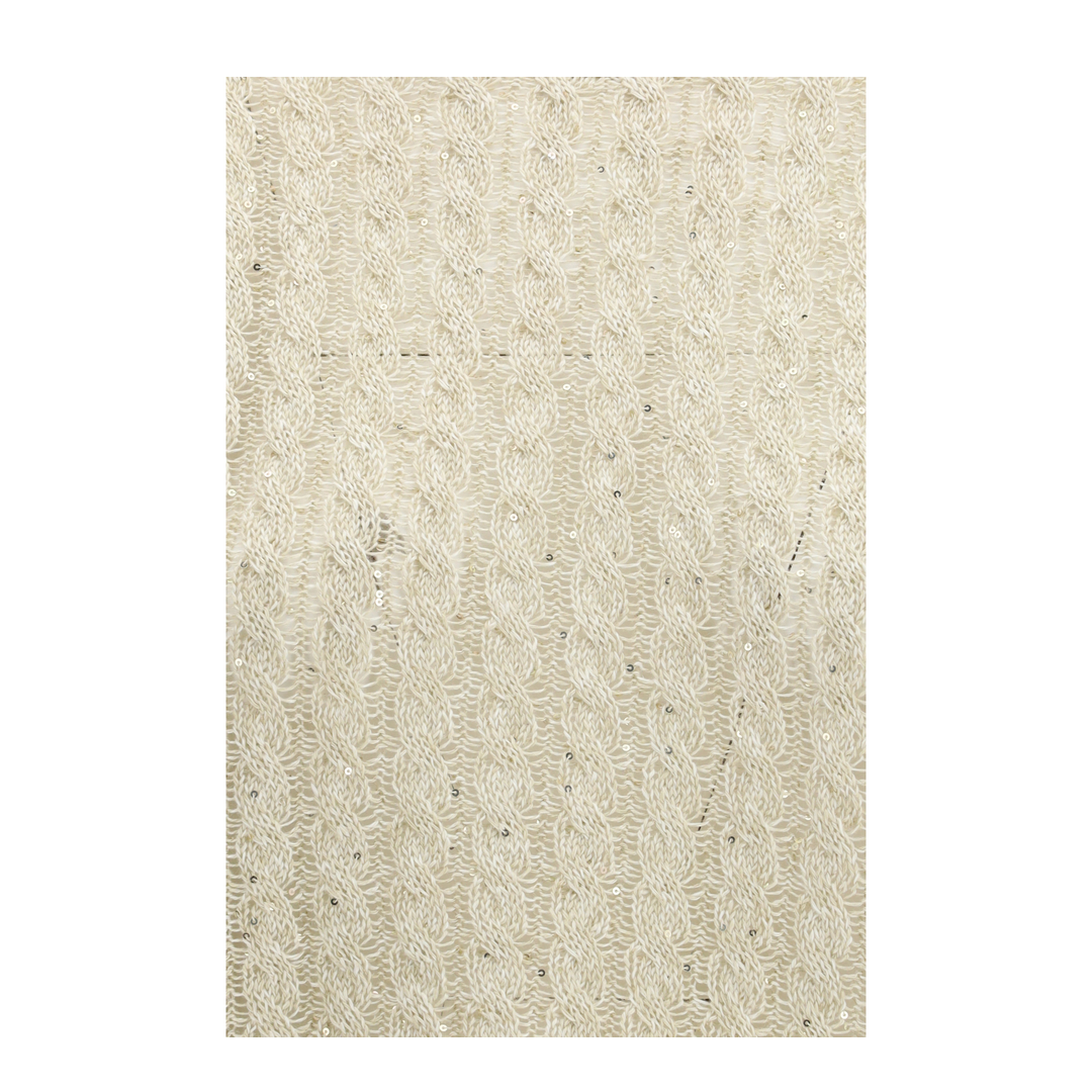 MAYFEYR - Brunello Cucinelli - Dazzling Cable Linen Sweater With Openwork Ribbing - MCO559710