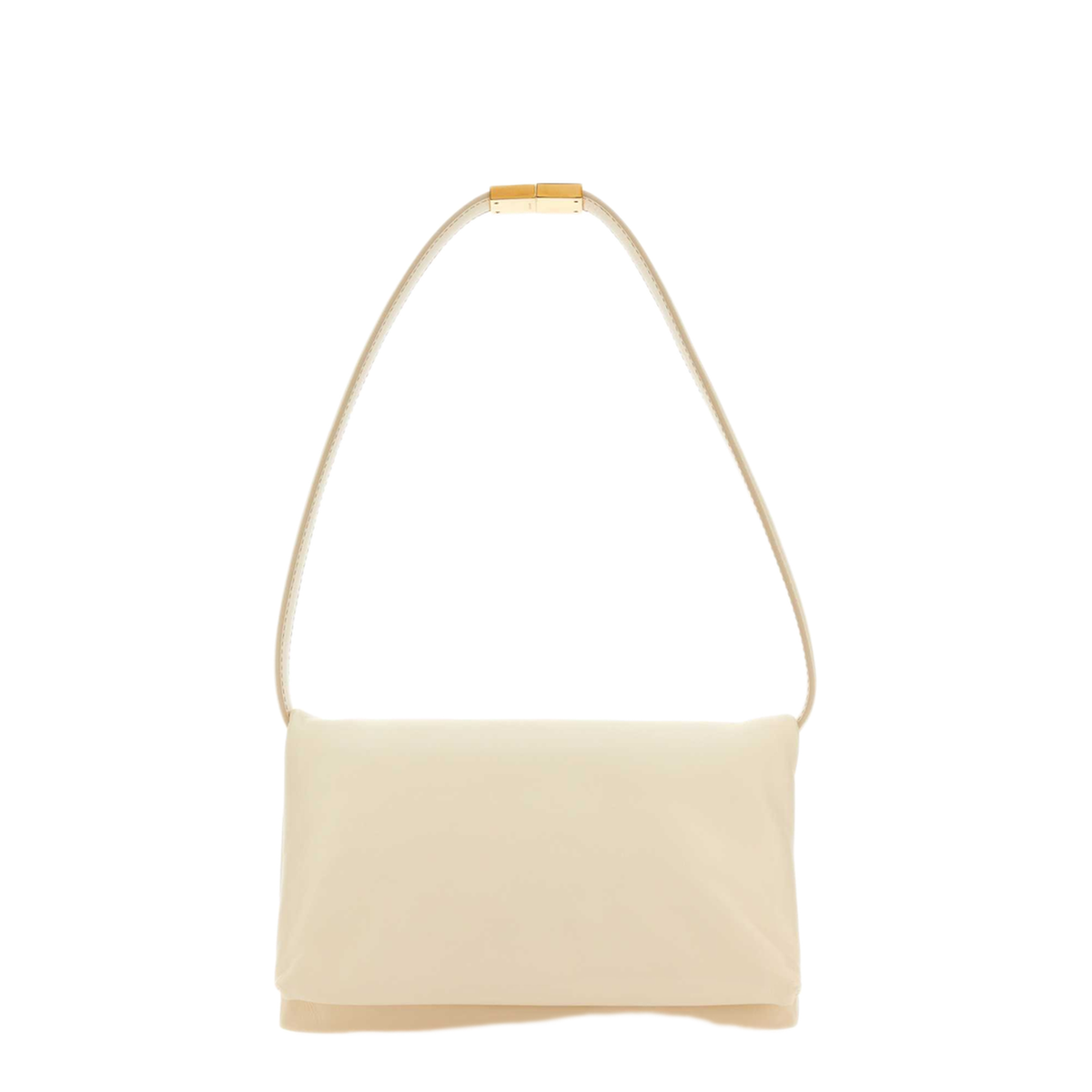 Prisma Small Calf Leather Shoulder Bag - Ivory