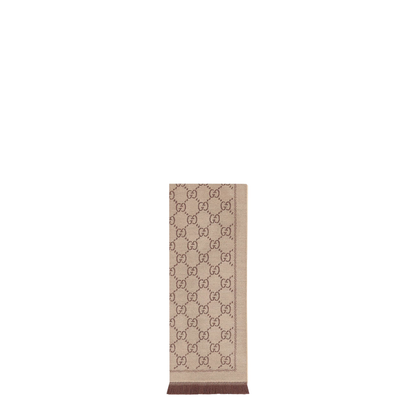 Wool Scarf in Light Brown