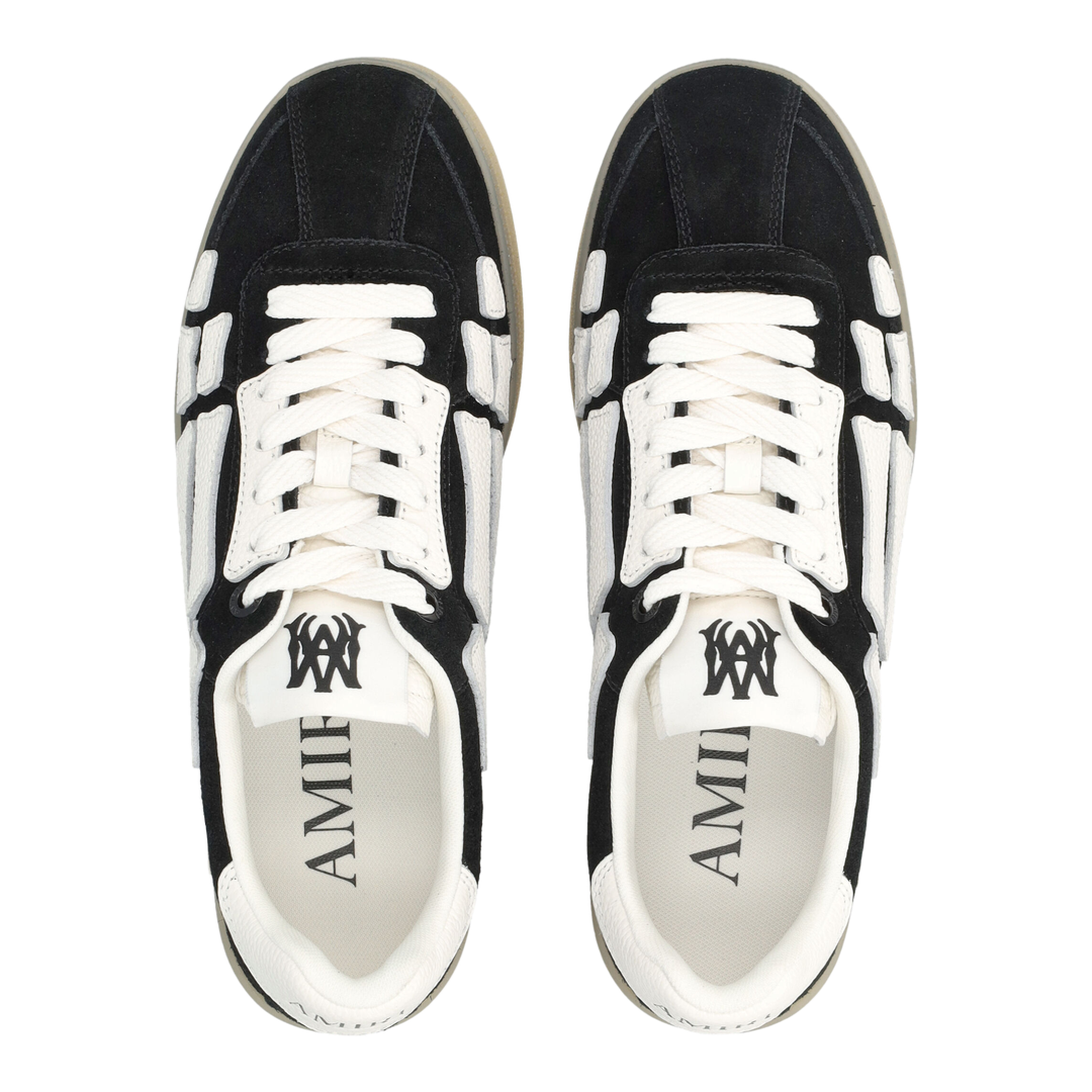 Pacific Bones Black Low Top Sneakers