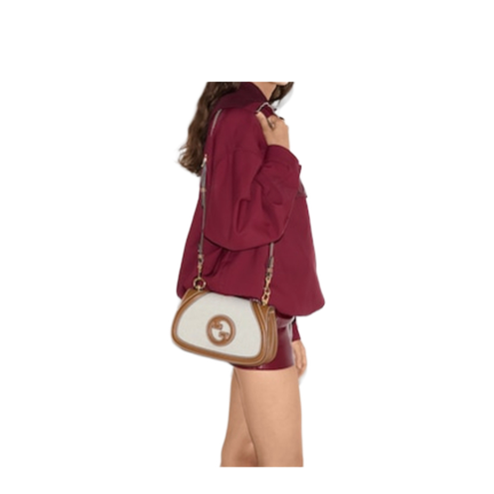 Blondie Medium Canvas Top Handle Bag - Tan