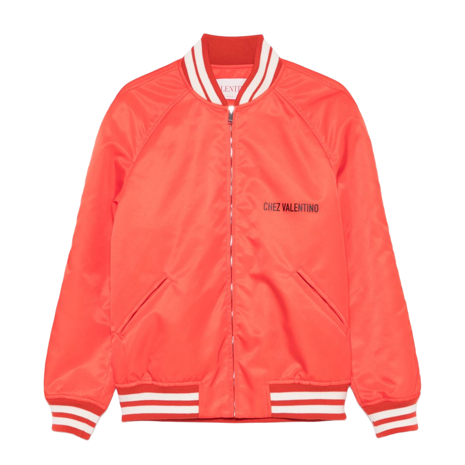 Chez Valentino-Print Bomber Jacket