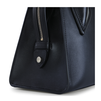 Venus Medium Calf Leather Shoulder Bag - Black