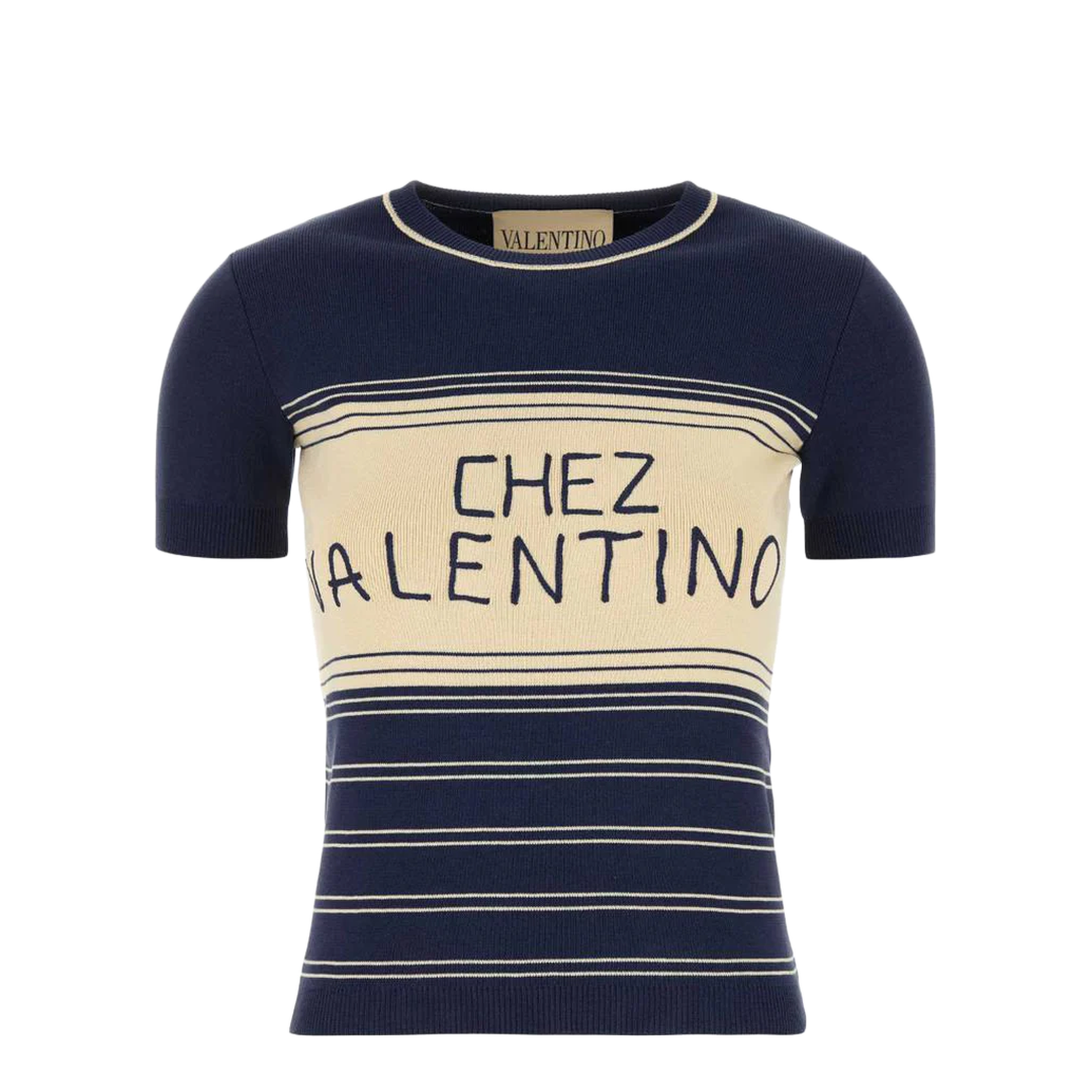 Navy Blue Cotton Sweater