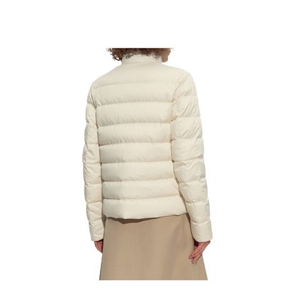 White Ivory Bessettes Short Down Jacket