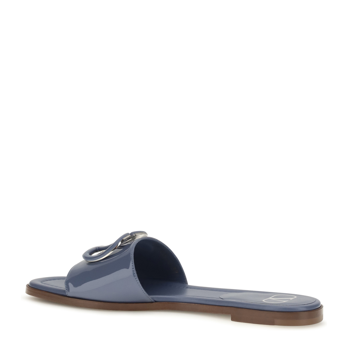MAYFEYR - Valentino - Vlogo Patent Leather Slide Sandals - 9W2S0BD5DUWIL4