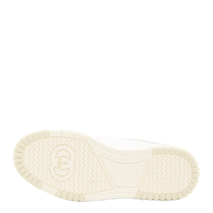 Re-Web Trainer in White Leather