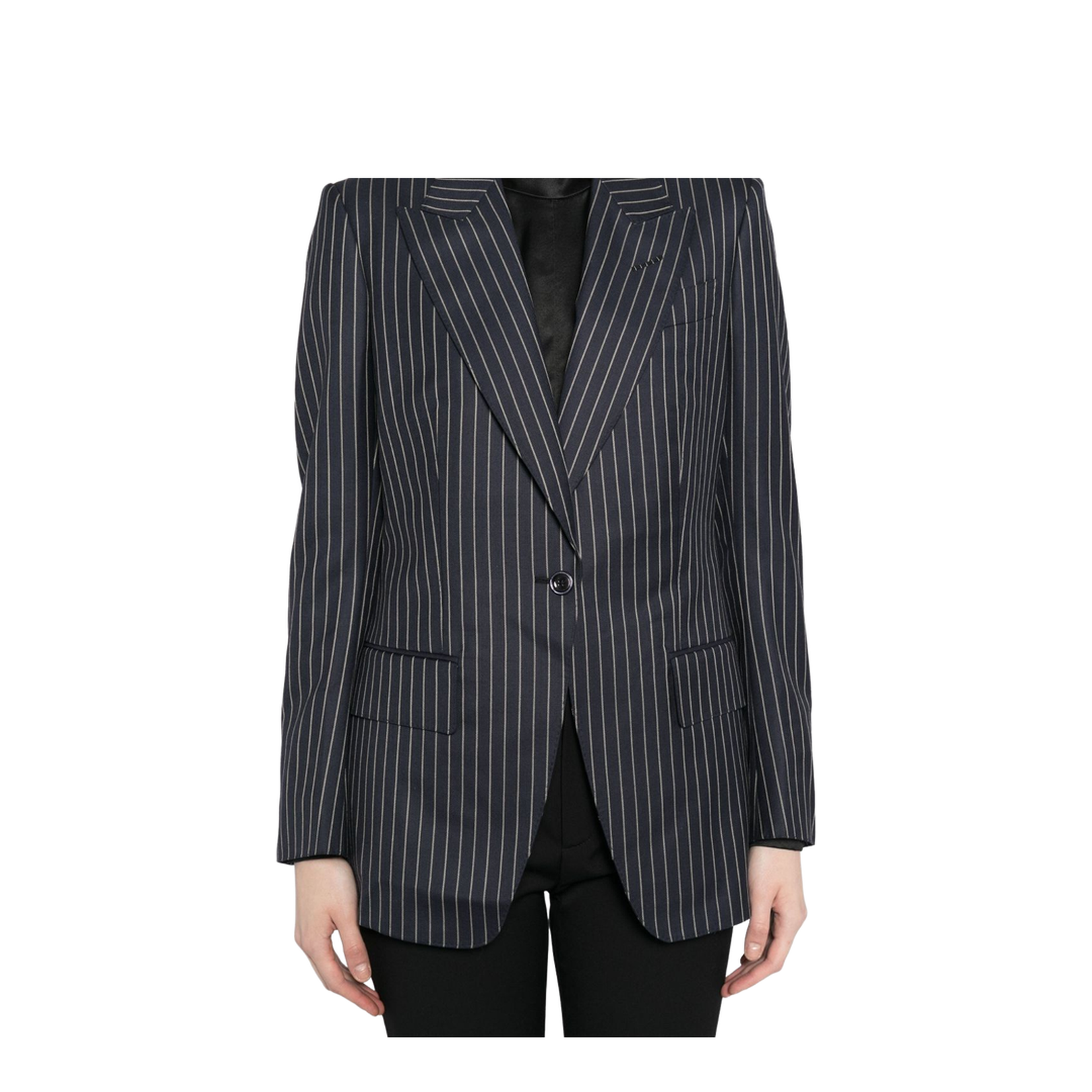 Single Breasted Wool Flannel Jacket
