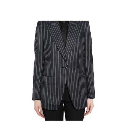Single Breasted Wool Flannel Jacket