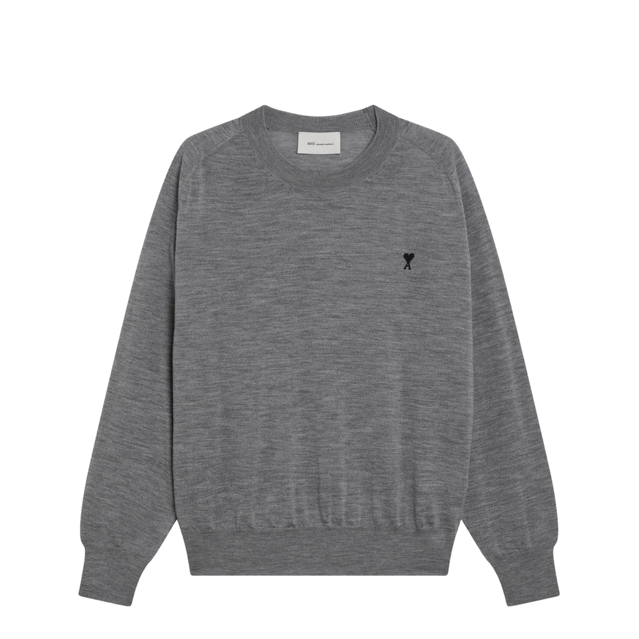 MAYFEYR - Ami Paris - Grey Wool De Coeur Sweater - HKS866KN00390504