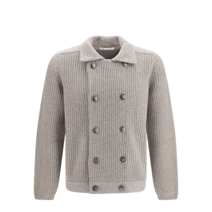 MAYFEYR - Brunello Cucinelli - Marina Cardigan In English Rib Cashmere - M22506206