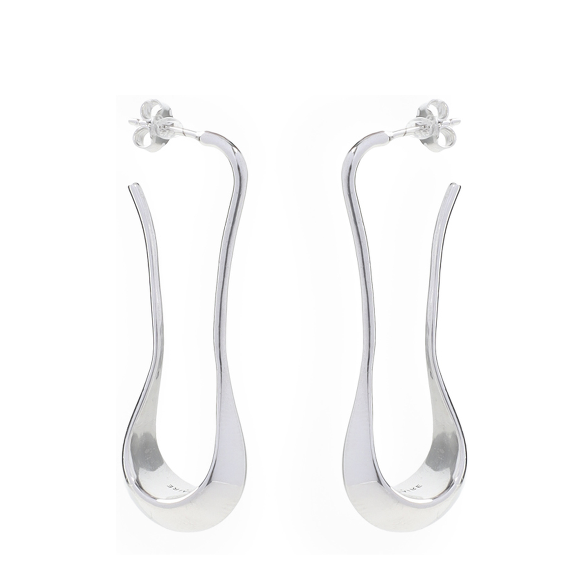 MAYFEYR - Lemaire - Short Drop Silver Earrings - AC251LO0042BK927
