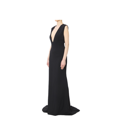MAYFEYR - Solace London - Althea Maxi Dress - OS47005BLACK